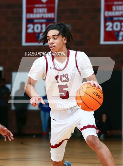 Thumbnail 1 in Trinity Christian vs Northwood Temple Academy  (Sandhills Athletic Conference Semifinal) photogallery.