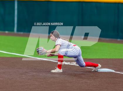 Thumbnail 2 in Petrolia @ Muenster (UIL Softball 2A Region 2 Quarterfinal) photogallery.