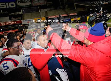 Thumbnail 3 in Erasmus Hall vs. South Shore (PSAL City Conference Final) photogallery.