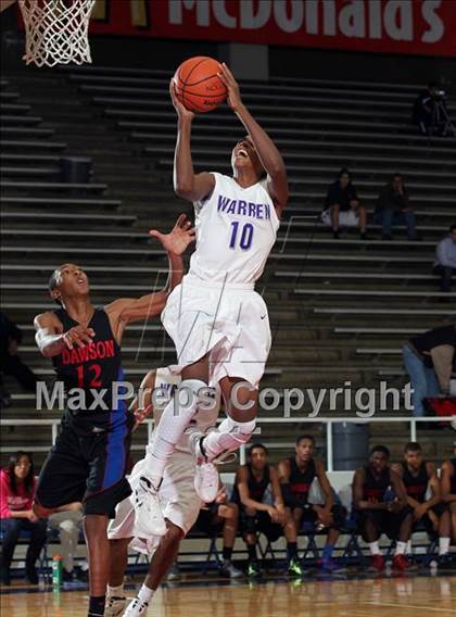 Thumbnail 3 in Warren vs Dawson (McDonald's Texas Invitational)  photogallery.