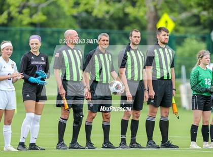 Thumbnail 3 in Notre Dame vs. Pleasant Hill (MSHSAA Class 2 Semifinal) photogallery.