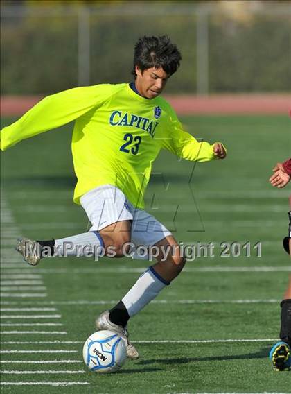 Thumbnail 2 in West Campus vs. Capital Christian (CIF SJS D5 Final) photogallery.