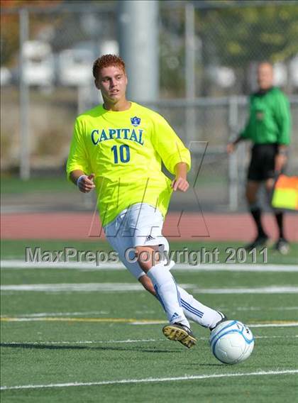 Thumbnail 3 in West Campus vs. Capital Christian (CIF SJS D5 Final) photogallery.