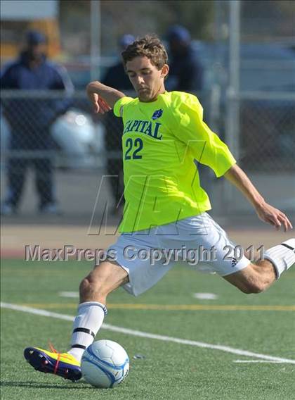 Thumbnail 2 in West Campus vs. Capital Christian (CIF SJS D5 Final) photogallery.