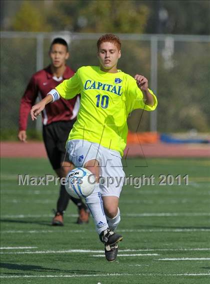 Thumbnail 3 in West Campus vs. Capital Christian (CIF SJS D5 Final) photogallery.