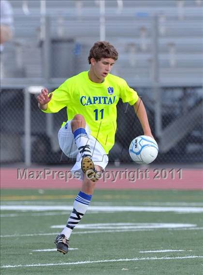 Thumbnail 3 in West Campus vs. Capital Christian (CIF SJS D5 Final) photogallery.