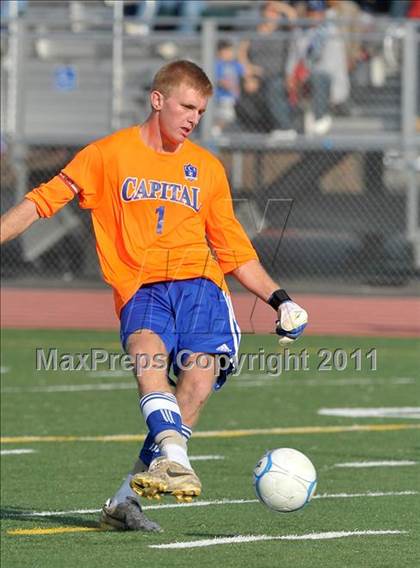 Thumbnail 3 in West Campus vs. Capital Christian (CIF SJS D5 Final) photogallery.