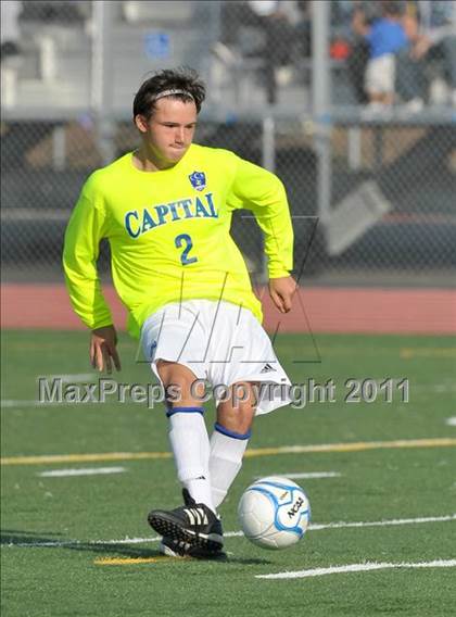 Thumbnail 2 in West Campus vs. Capital Christian (CIF SJS D5 Final) photogallery.