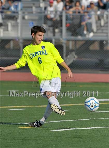 Thumbnail 3 in West Campus vs. Capital Christian (CIF SJS D5 Final) photogallery.