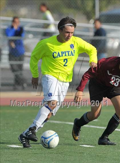 Thumbnail 2 in West Campus vs. Capital Christian (CIF SJS D5 Final) photogallery.