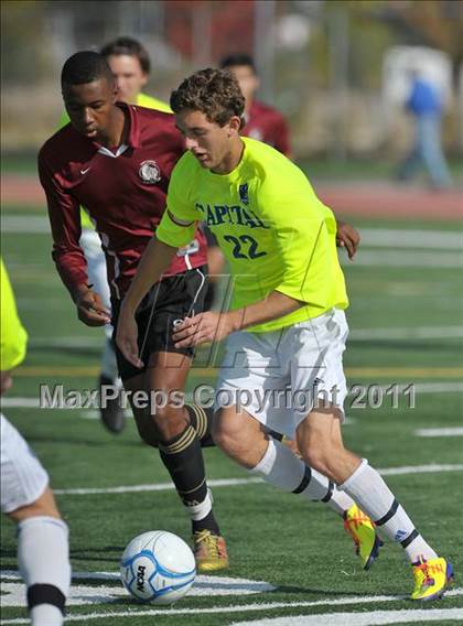 Thumbnail 2 in West Campus vs. Capital Christian (CIF SJS D5 Final) photogallery.