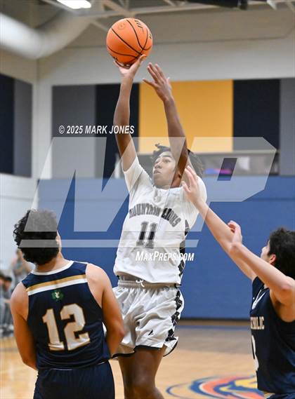 Thumbnail 3 in Yuma Catholic vs. Mountain View (Great Desert Shootout) photogallery.
