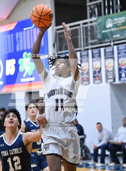 Thumbnail 1 in Yuma Catholic vs. Mountain View (Great Desert Shootout) photogallery.