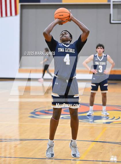 Thumbnail 1 in Yuma Catholic vs. Mountain View (Great Desert Shootout) photogallery.