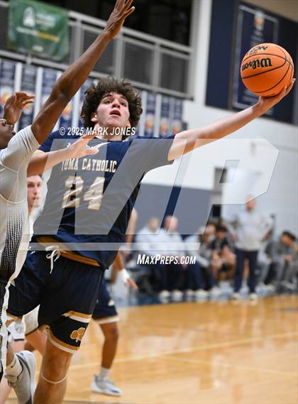 Thumbnail 1 in Yuma Catholic vs. Mountain View (Great Desert Shootout) photogallery.