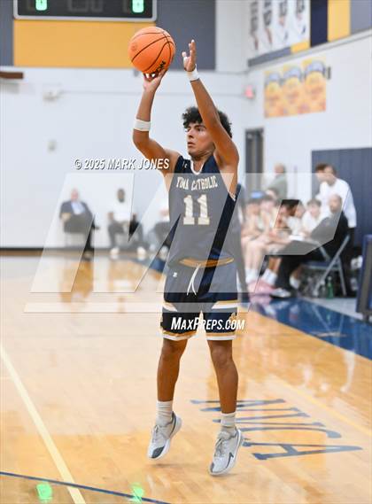 Thumbnail 2 in Yuma Catholic vs. Mountain View (Great Desert Shootout) photogallery.