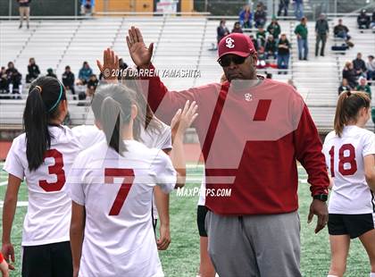 Thumbnail 2 in Sacred Heart Cathedral Preparatory vs. Santa Cruz (CIF CCS D3 Final) photogallery.