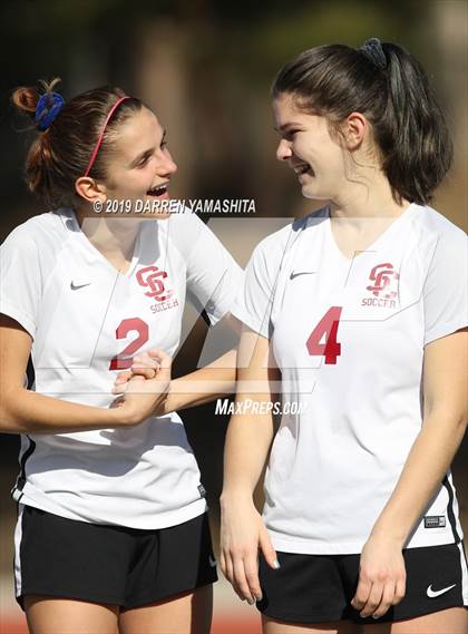 Thumbnail 1 in Sacred Heart Cathedral Preparatory vs. Santa Cruz (CIF CCS D3 Final) photogallery.