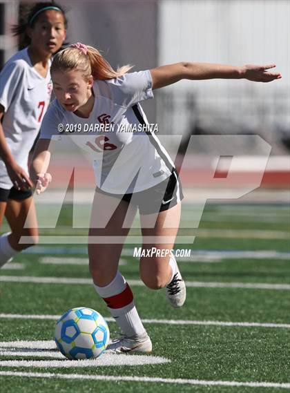 Thumbnail 3 in Sacred Heart Cathedral Preparatory vs. Santa Cruz (CIF CCS D3 Final) photogallery.
