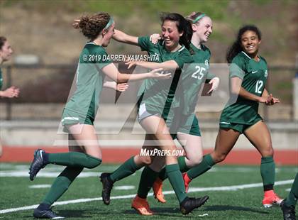 Thumbnail 1 in Sacred Heart Cathedral Preparatory vs. Santa Cruz (CIF CCS D3 Final) photogallery.