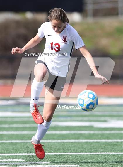 Thumbnail 1 in Sacred Heart Cathedral Preparatory vs. Santa Cruz (CIF CCS D3 Final) photogallery.