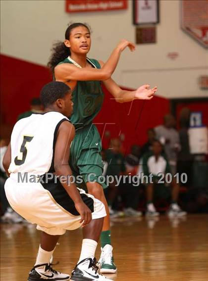 Thumbnail 3 in Long Beach Poly vs. Santee (Pacific Shores Tournament) photogallery.
