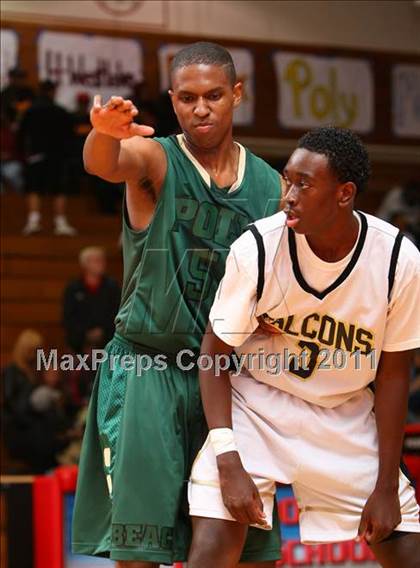 Thumbnail 3 in Long Beach Poly vs. Santee (Pacific Shores Tournament) photogallery.