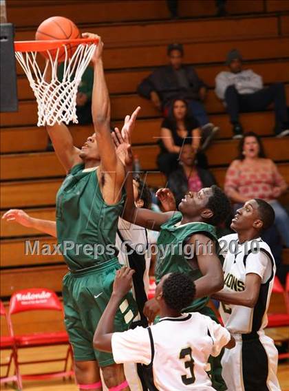 Thumbnail 2 in Long Beach Poly vs. Santee (Pacific Shores Tournament) photogallery.
