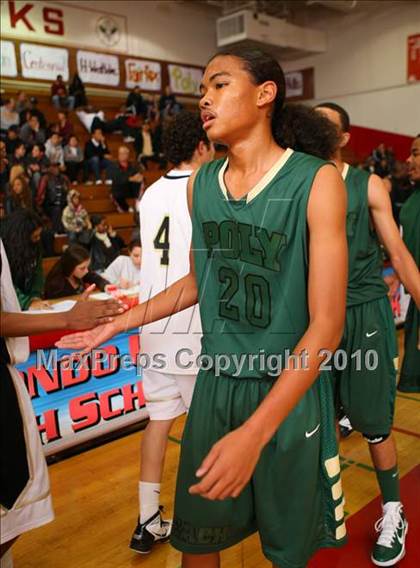 Thumbnail 2 in Long Beach Poly vs. Santee (Pacific Shores Tournament) photogallery.