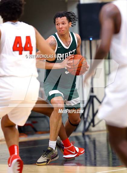 Thumbnail 2 in Ribet Academy vs. Westchester (CIF State D1 Regional Playoff) photogallery.