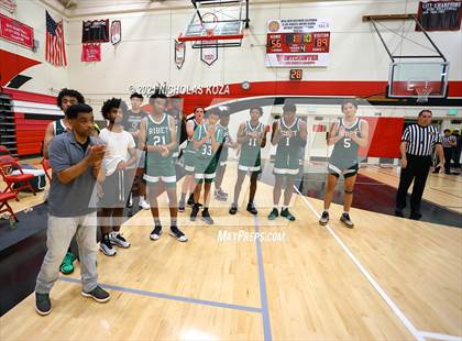 Thumbnail 2 in Ribet Academy vs. Westchester (CIF State D1 Regional Playoff) photogallery.