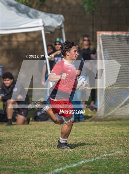 Thumbnail 2 in Orange Lutheran VS Loyola photogallery.