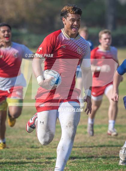 Thumbnail 3 in Orange Lutheran VS Loyola photogallery.