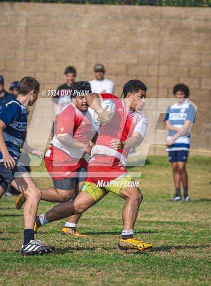 Thumbnail 2 in Orange Lutheran VS Loyola photogallery.