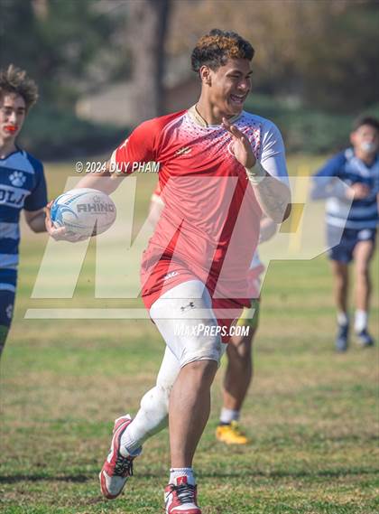 Thumbnail 2 in Orange Lutheran VS Loyola photogallery.