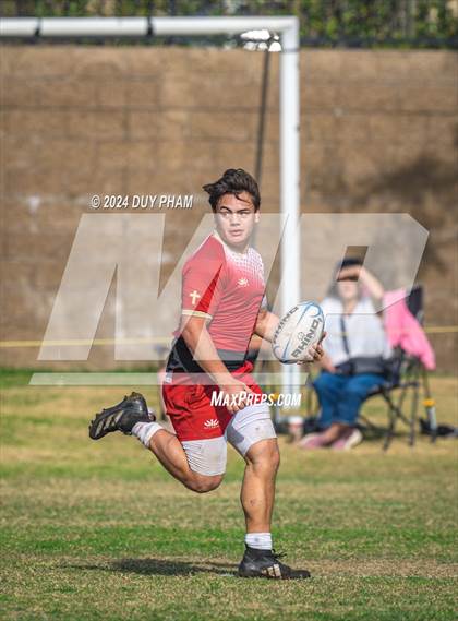 Thumbnail 2 in Orange Lutheran VS Loyola photogallery.