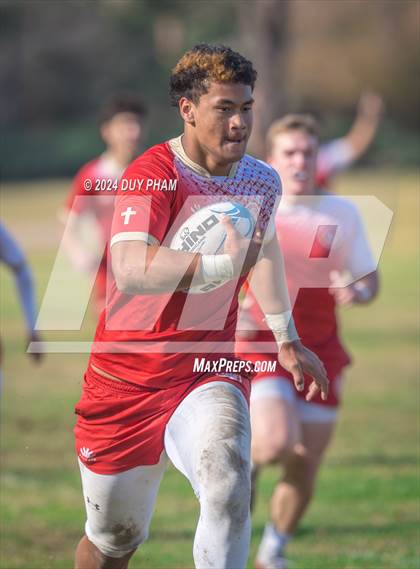 Thumbnail 1 in Orange Lutheran VS Loyola photogallery.