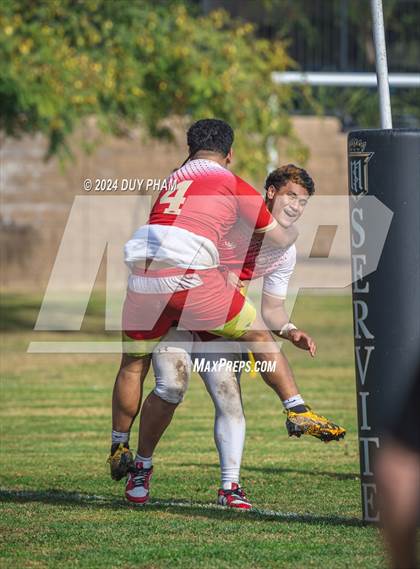 Thumbnail 2 in Orange Lutheran VS Loyola photogallery.