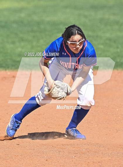 Thumbnail 3 in Uvalde vs San Antonio Memorial (Median Valley Softball Tournament) photogallery.