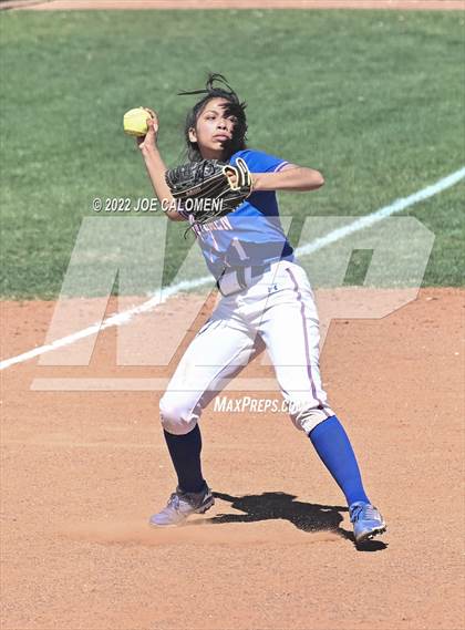 Thumbnail 1 in Uvalde vs San Antonio Memorial (Median Valley Softball Tournament) photogallery.