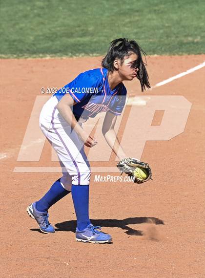 Thumbnail 2 in Uvalde vs San Antonio Memorial (Median Valley Softball Tournament) photogallery.