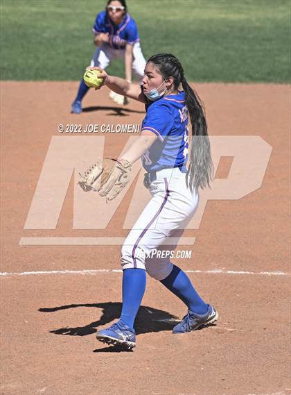 Thumbnail 2 in Uvalde vs San Antonio Memorial (Median Valley Softball Tournament) photogallery.
