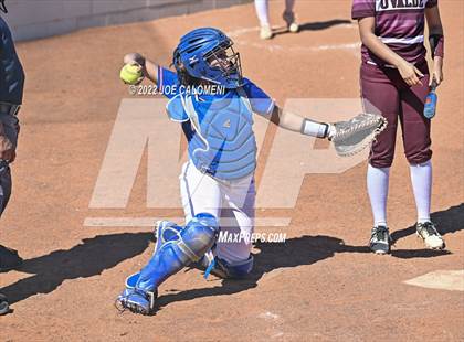 Thumbnail 2 in Uvalde vs San Antonio Memorial (Median Valley Softball Tournament) photogallery.
