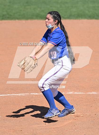 Thumbnail 2 in Uvalde vs San Antonio Memorial (Median Valley Softball Tournament) photogallery.