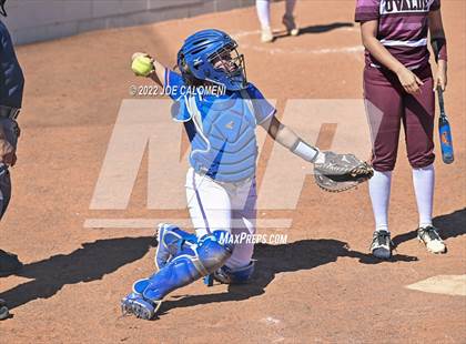 Thumbnail 3 in Uvalde vs San Antonio Memorial (Median Valley Softball Tournament) photogallery.