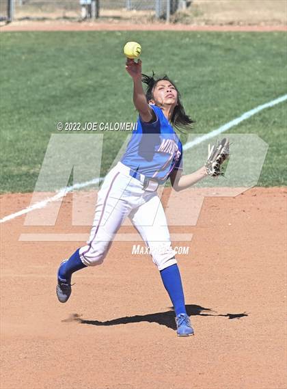 Thumbnail 2 in Uvalde vs San Antonio Memorial (Median Valley Softball Tournament) photogallery.