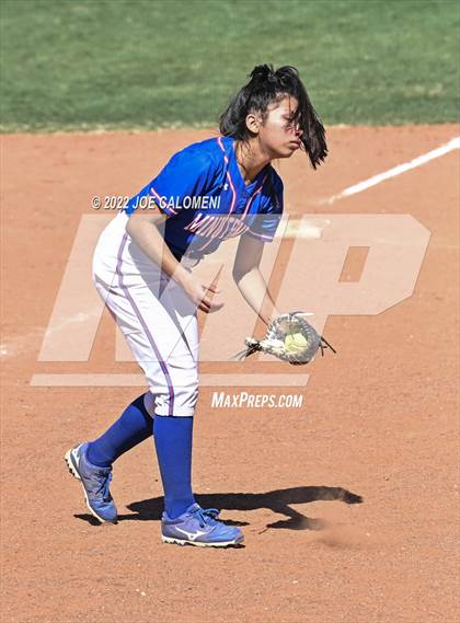 Thumbnail 3 in Uvalde vs San Antonio Memorial (Median Valley Softball Tournament) photogallery.