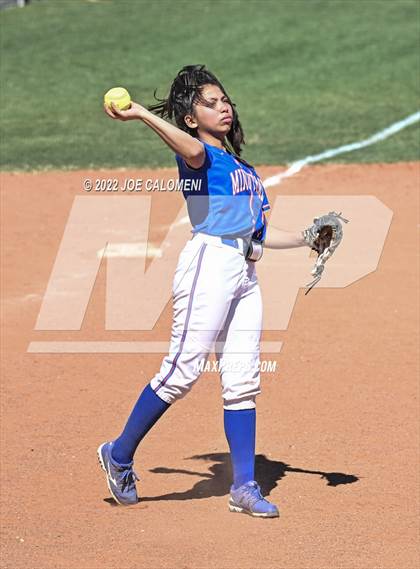 Thumbnail 2 in Uvalde vs San Antonio Memorial (Median Valley Softball Tournament) photogallery.