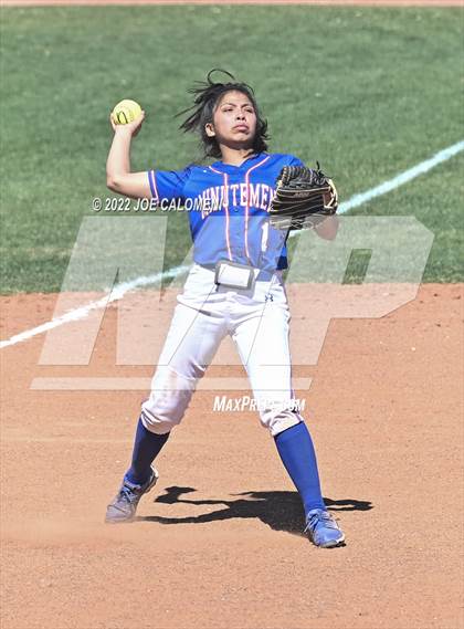 Thumbnail 3 in Uvalde vs San Antonio Memorial (Median Valley Softball Tournament) photogallery.