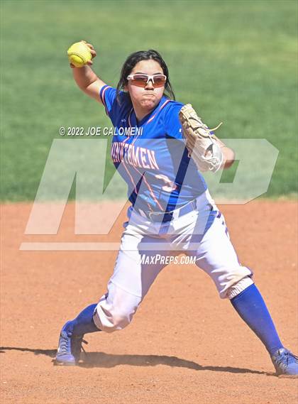 Thumbnail 1 in Uvalde vs San Antonio Memorial (Median Valley Softball Tournament) photogallery.